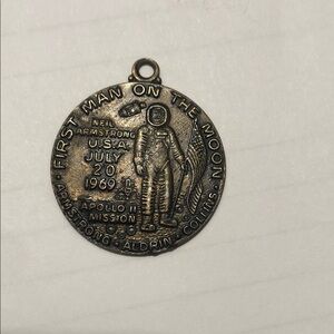Apollo 11 Commemorative Coin Pendant